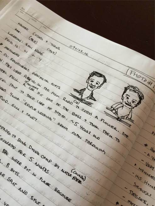  Image of Interview Notes 