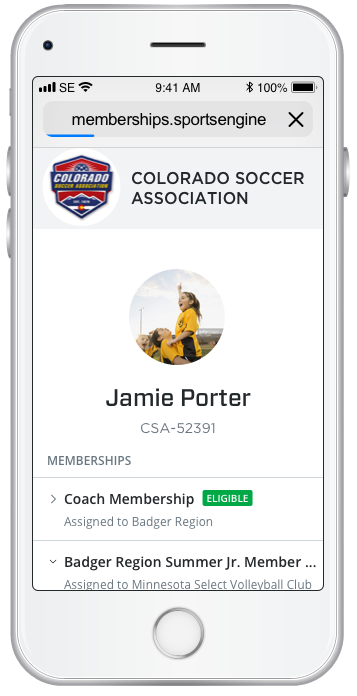 Mobile Membership Card