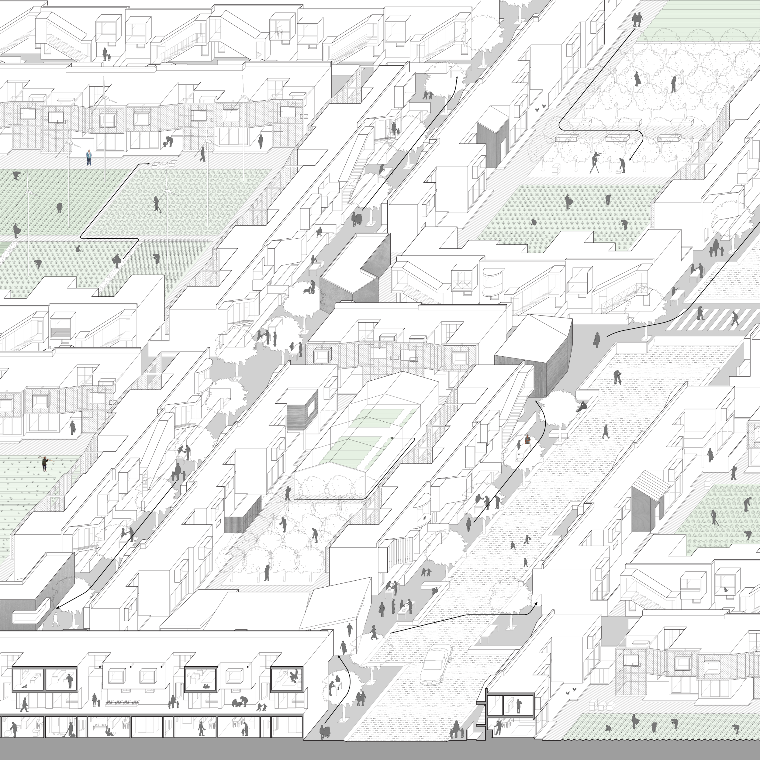 Section oblique: Post-Occupancy