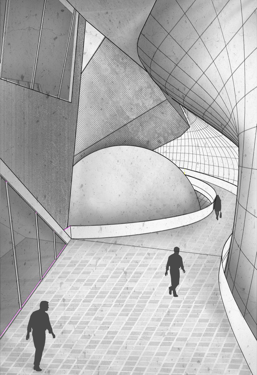 View of multi-activities ramps/pathways