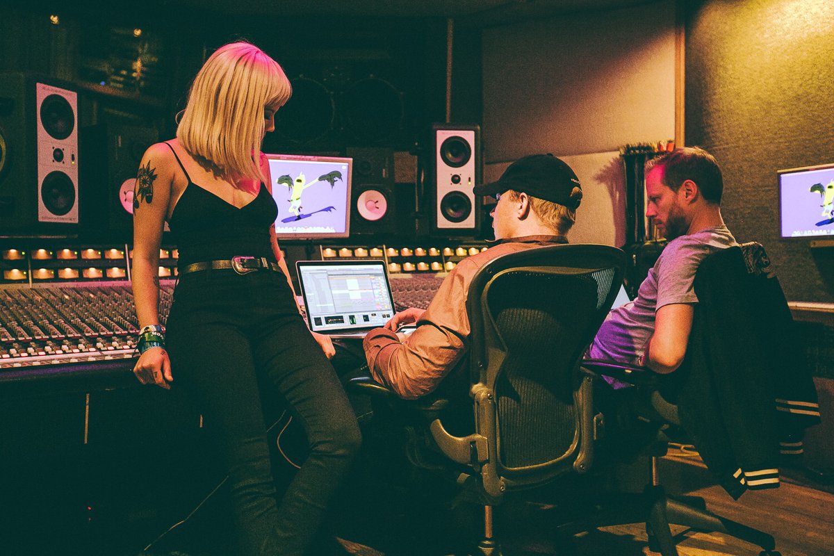 Diplo + Halsey in Studio Post-Outside Lands