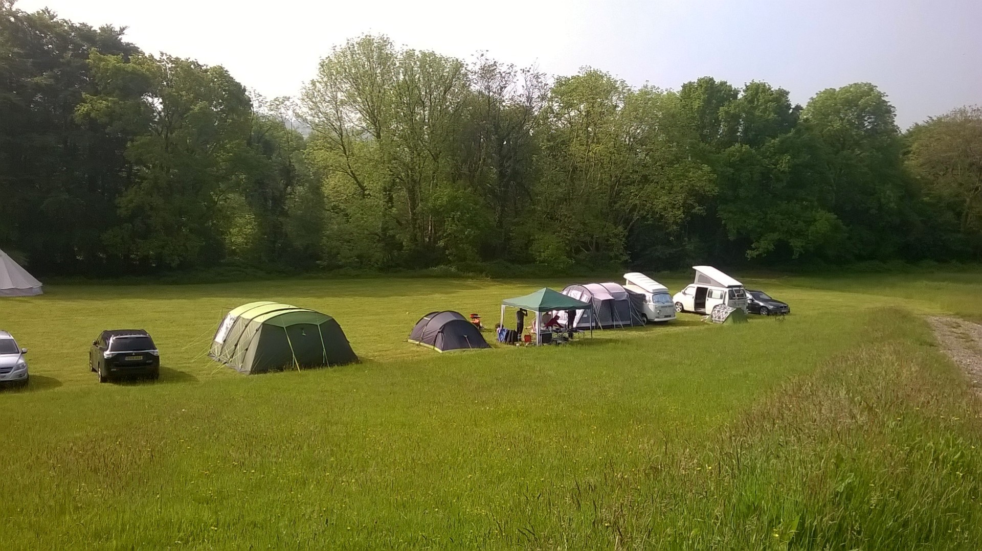 Sheltered and peaceful camping