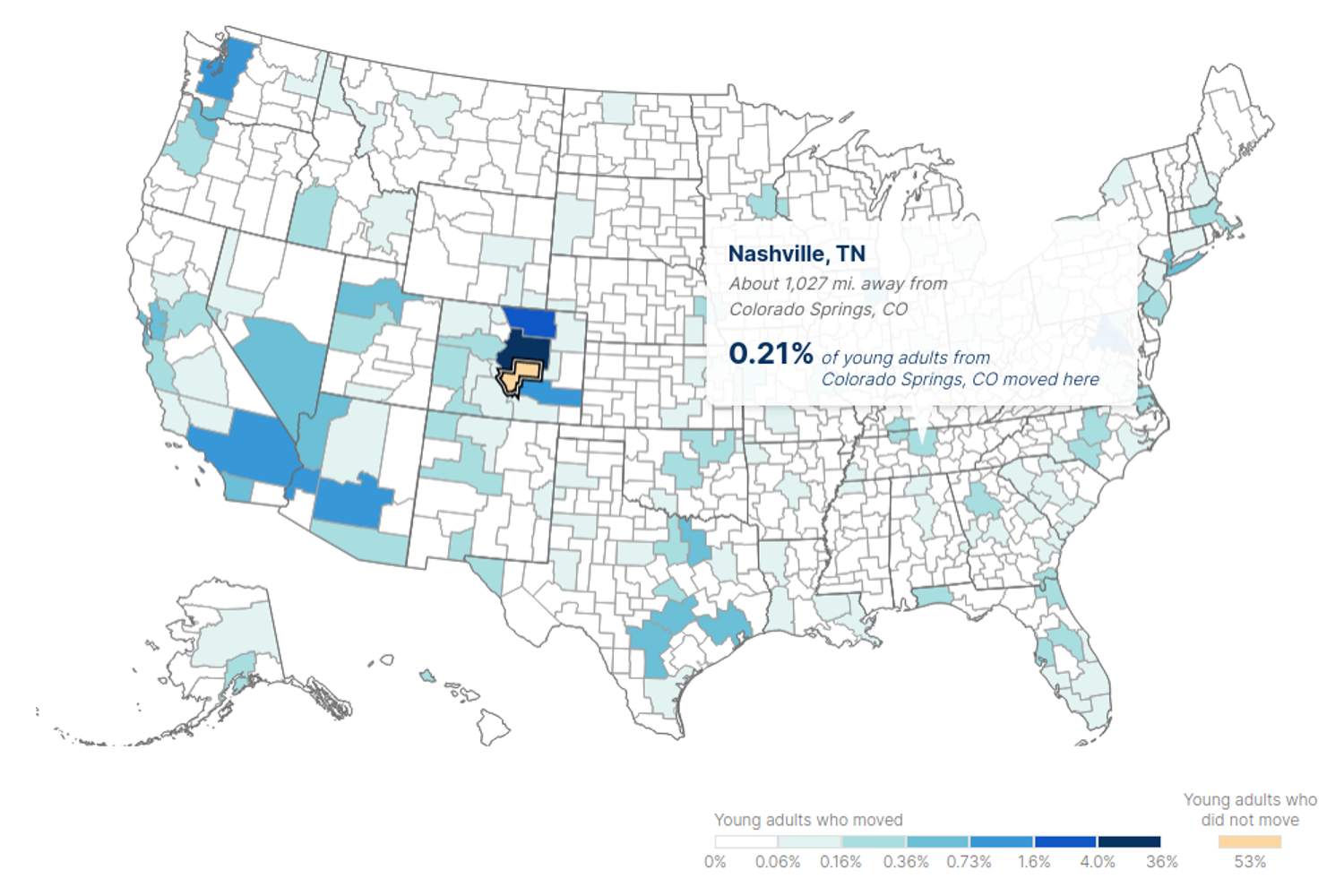 Explore Young Adult Migration