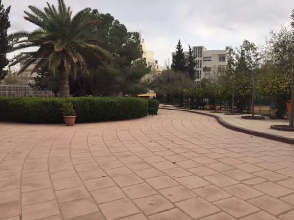   View of the park taken from the northern entrance   لقطة للحديقة مأخوذة من المدخل الشمالي  
