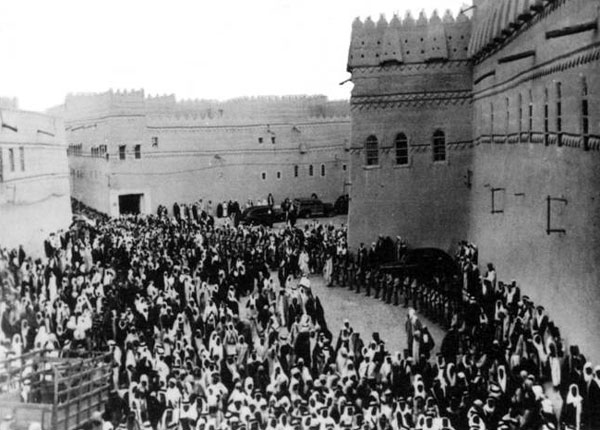 Figure 5: A view of the early-twentieth-century Sahat al-‘Adl (the Justic Square) in Old Riyadh.