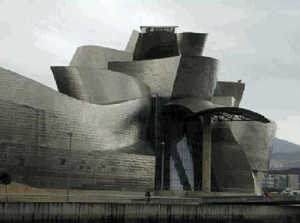 Figure 5: Computer simulated image of Frank O. Gehry's Guggenheim Museum, Bilbao, 1997.