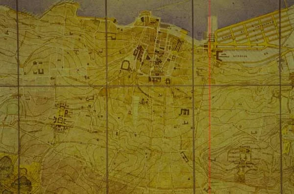 Figure 1: The 1931 Danger Master Plan for Beirut.