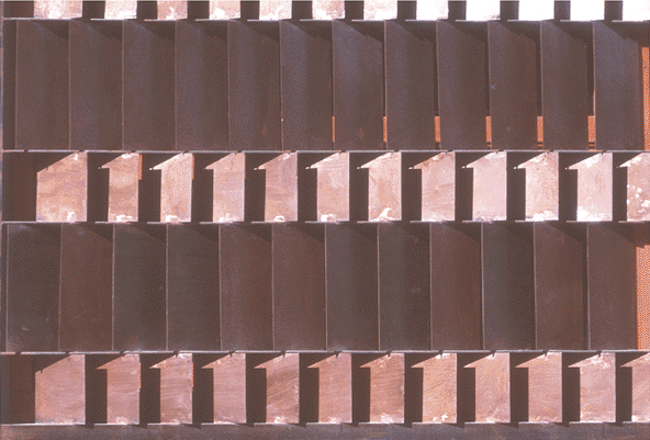 Figure 3: Brise-soleil window grill for street façade window.