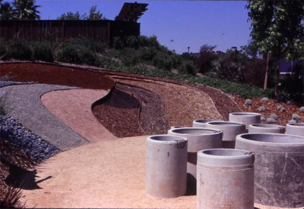 Figure 5: The Water Conservation Demonstration Garden in San Diego, California: The mulch area.