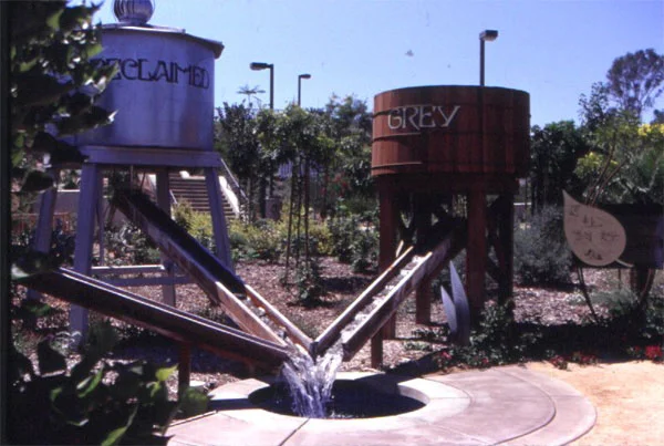 Figure 6: The Water Conservation Demonstration Garden in San Diego, California: The water alternatives area.