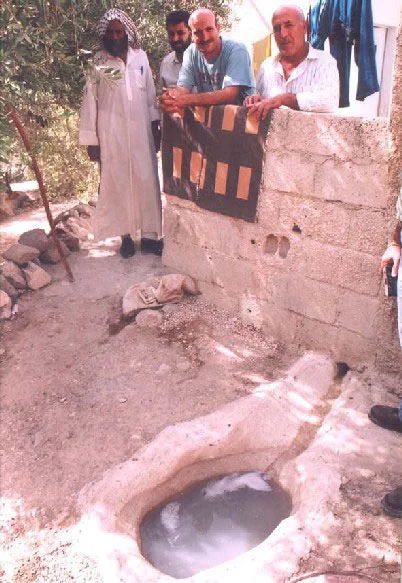 Figure 4.1: Graywater storage in Adasiyyah (Photograph by CSBE)