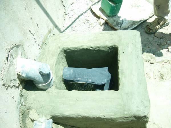 Figure 4.7: The graywater system in AR house in Ghor al-Safi.