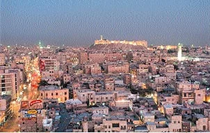 General view of Aleppo with the Citadel in the background. (Paul Halin)