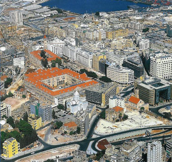  Aerial view of the Beirut Central Business District. (Solidere)