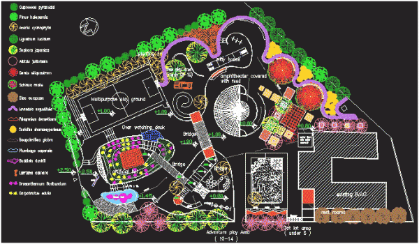 Figure 9: Proposed planting design for the site.