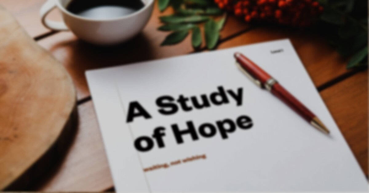 A Study of Hope (Lesson 3)