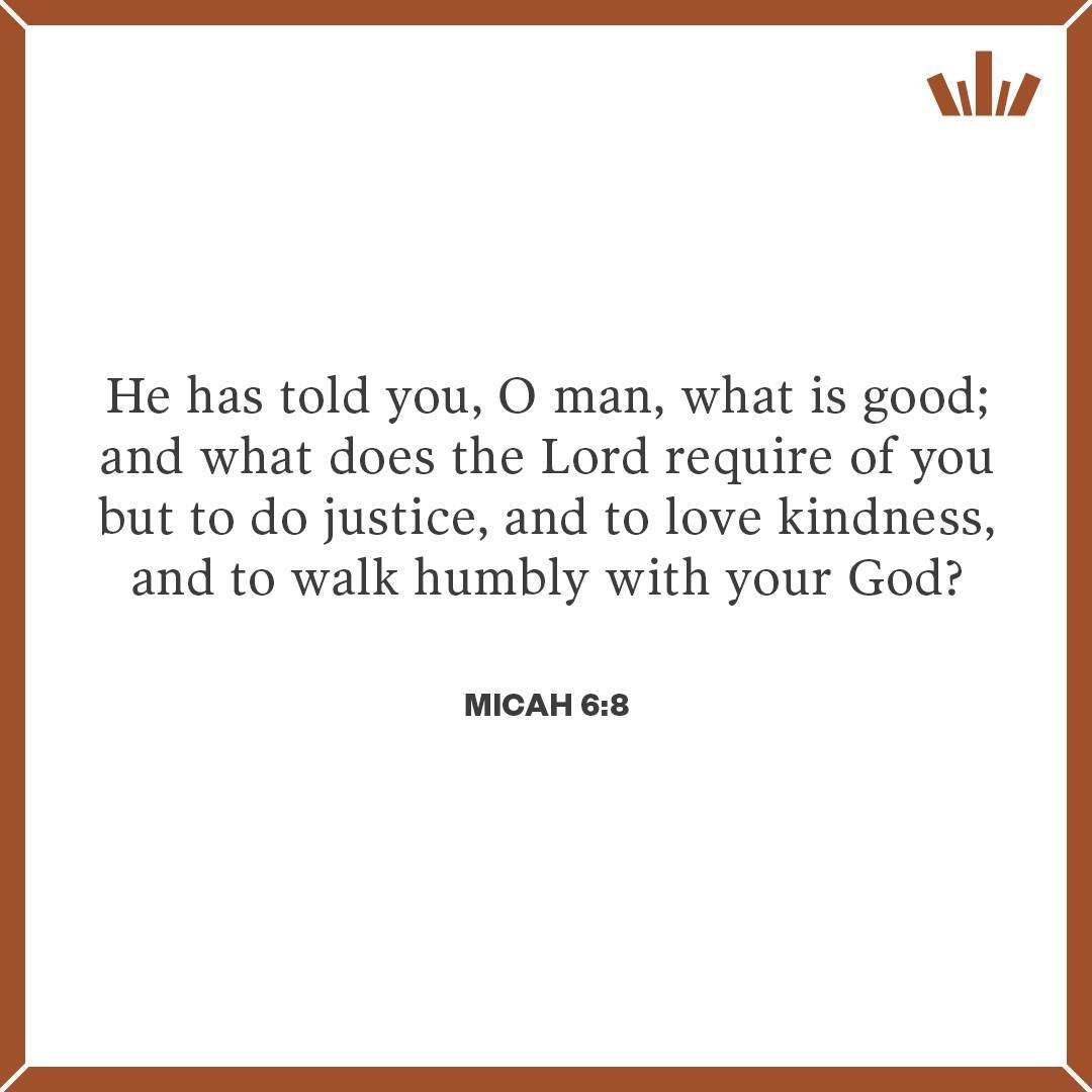 This week our Precept Leader Academy was reflecting on this key verse from the book of Micah! Note the instructions and consider, am I fulfilling them? Is there an area of my life where I am not reflecting these? How can I demonstrate one of these qu