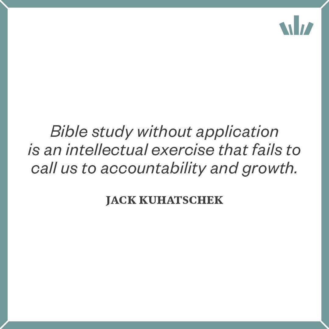 #ThursdayThought: &quot;Bible study without application is an intellectual exercise that fails to call us to accountability and growth.&quot; - Jack Kuhatschek
#Bible #BibleStudy #InductiveBibleStudy #quotes #quote #quotable #quoteoftheday #PreceptIr