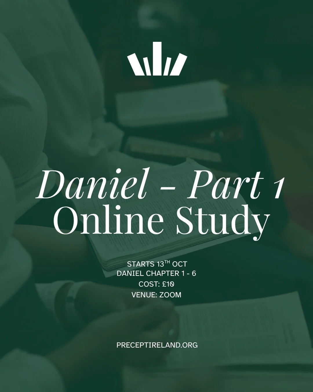 Looking for a Bible study to join this year? There is still time to join our upcoming study on the book of Daniel! Open to all ages. Starts Monday 13th October. Full details at preceptireland.org (link in bio)
#Faith #Christianity #Bible #BibleStudy 