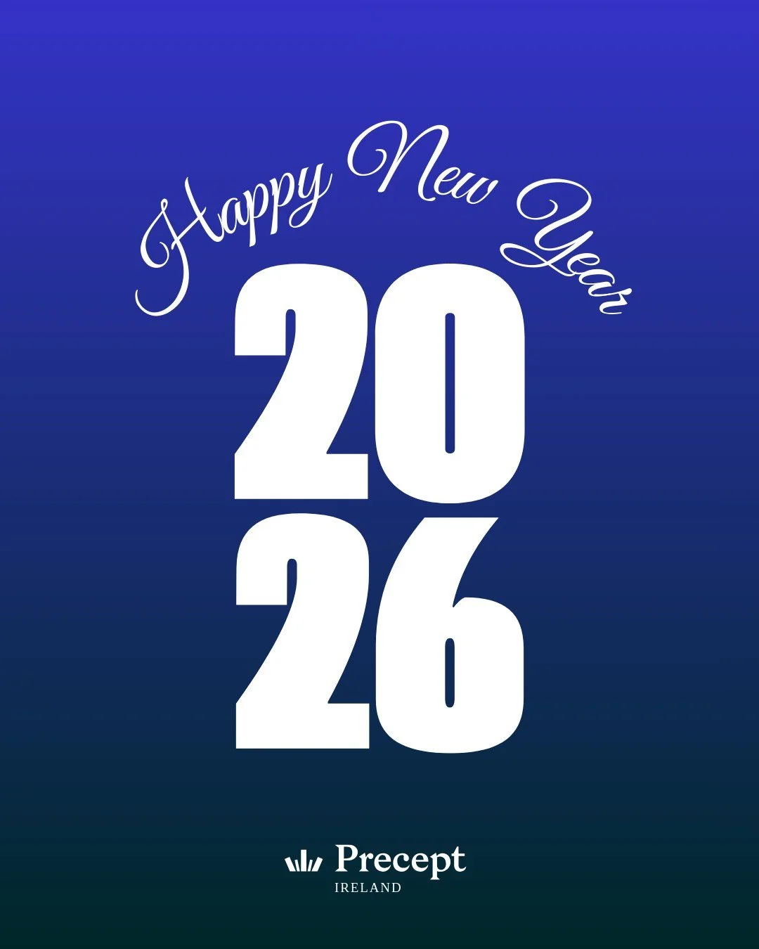Happy New Year from us at Precept Ireland! May God Bless you in this time of celebrations!