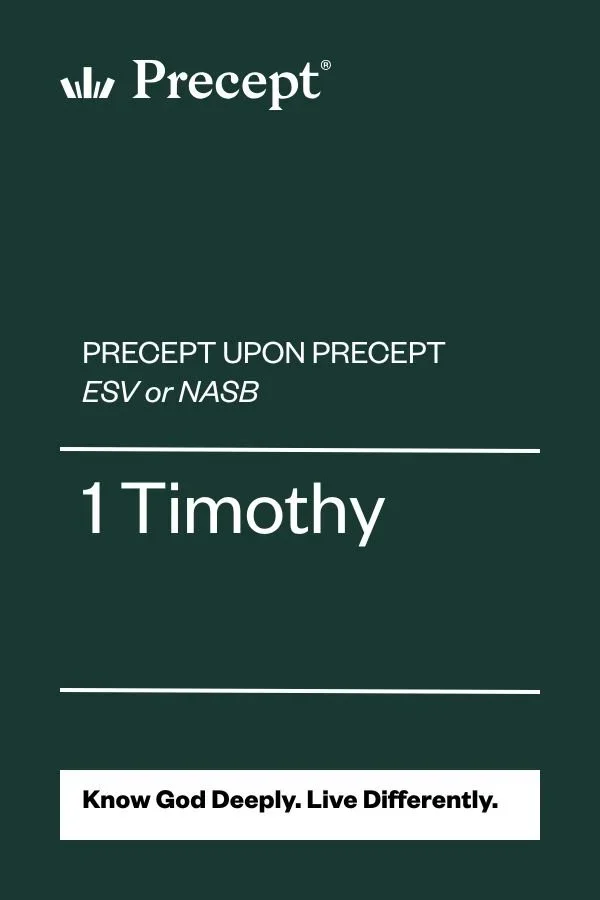 SURPLUS STOCK (20% off) - PRECEPT UPON PRECEPT: 1 TIMOTHY (NASB)