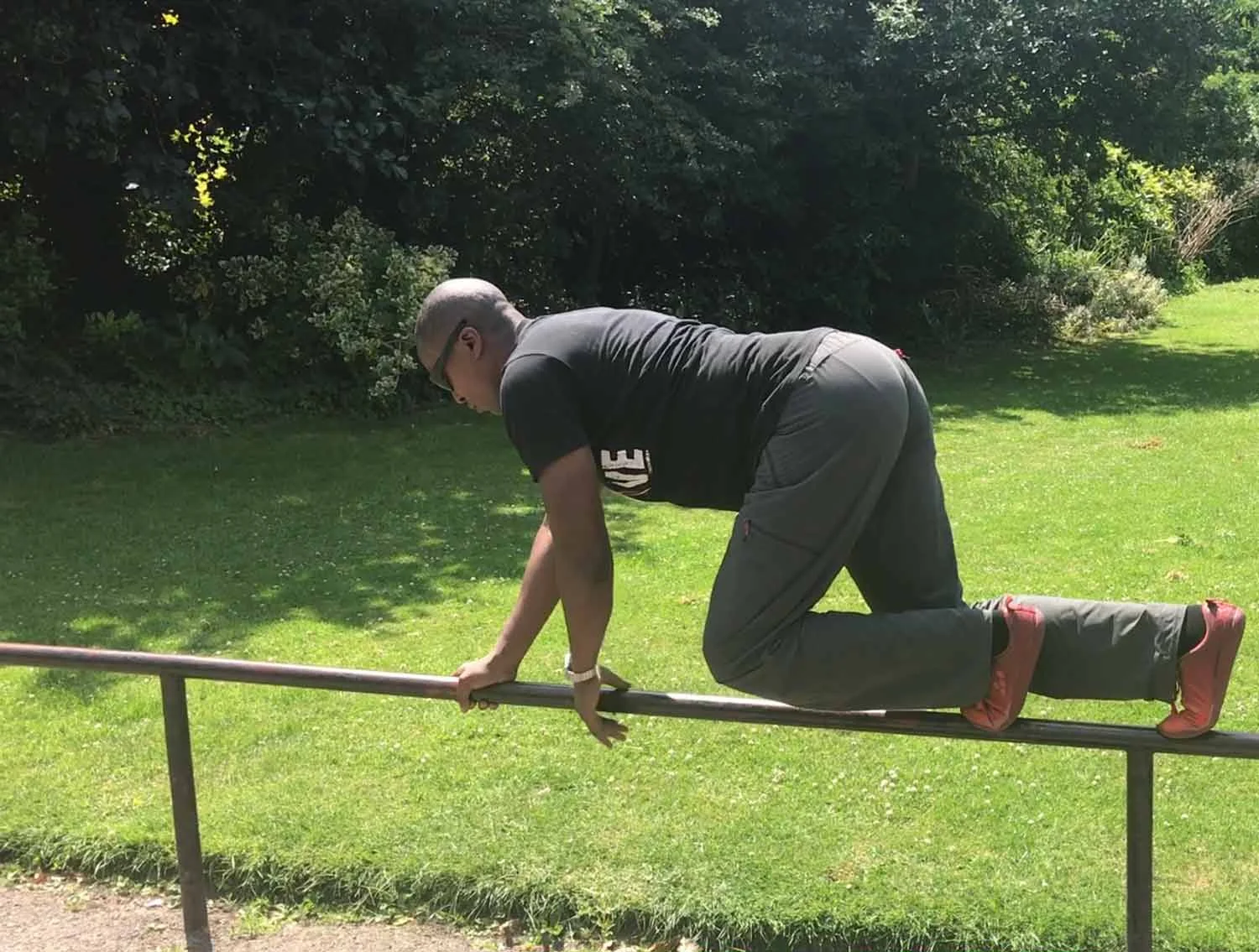 Cat Walk - on a Balance Rail