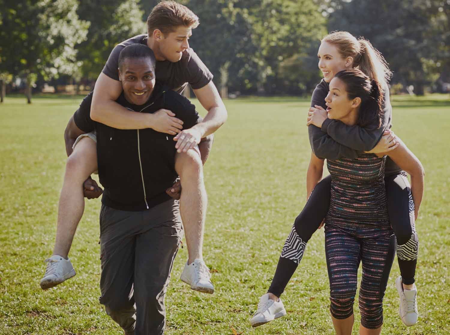 Piggy-Back Carry - have fun with fitness! 