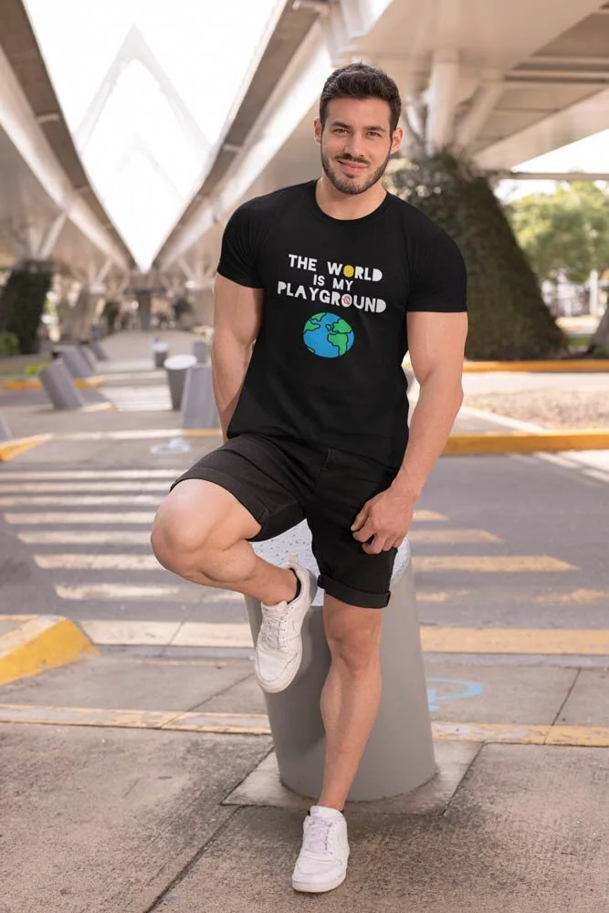 The World Is My Playground T-Shirt / adult t-shirt / adult tees / primal play tees / primal play t-shirt / unisex t-shirt
