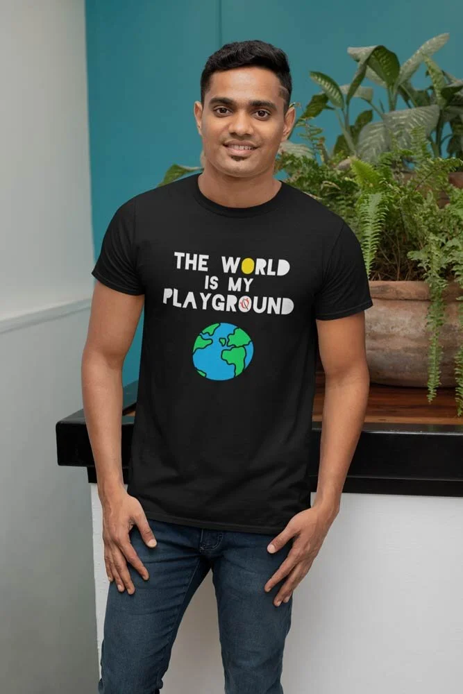The World Is My Playground T-Shirt / adult t-shirt / adult tees / primal play tees / primal play t-shirt / unisex t-shirt