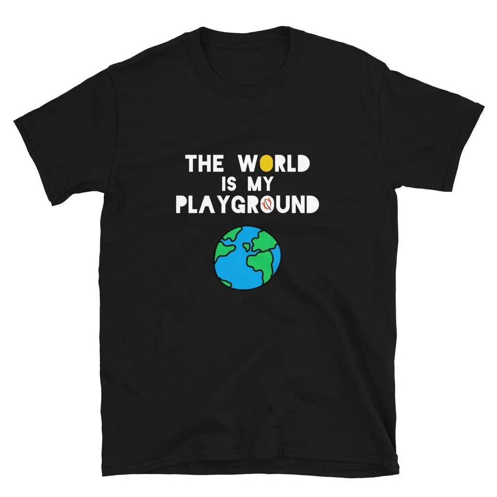 The World Is My Playground T-Shirt / adult t-shirt / adult tees / primal play tees / primal play t-shirt / unisex t-shirt