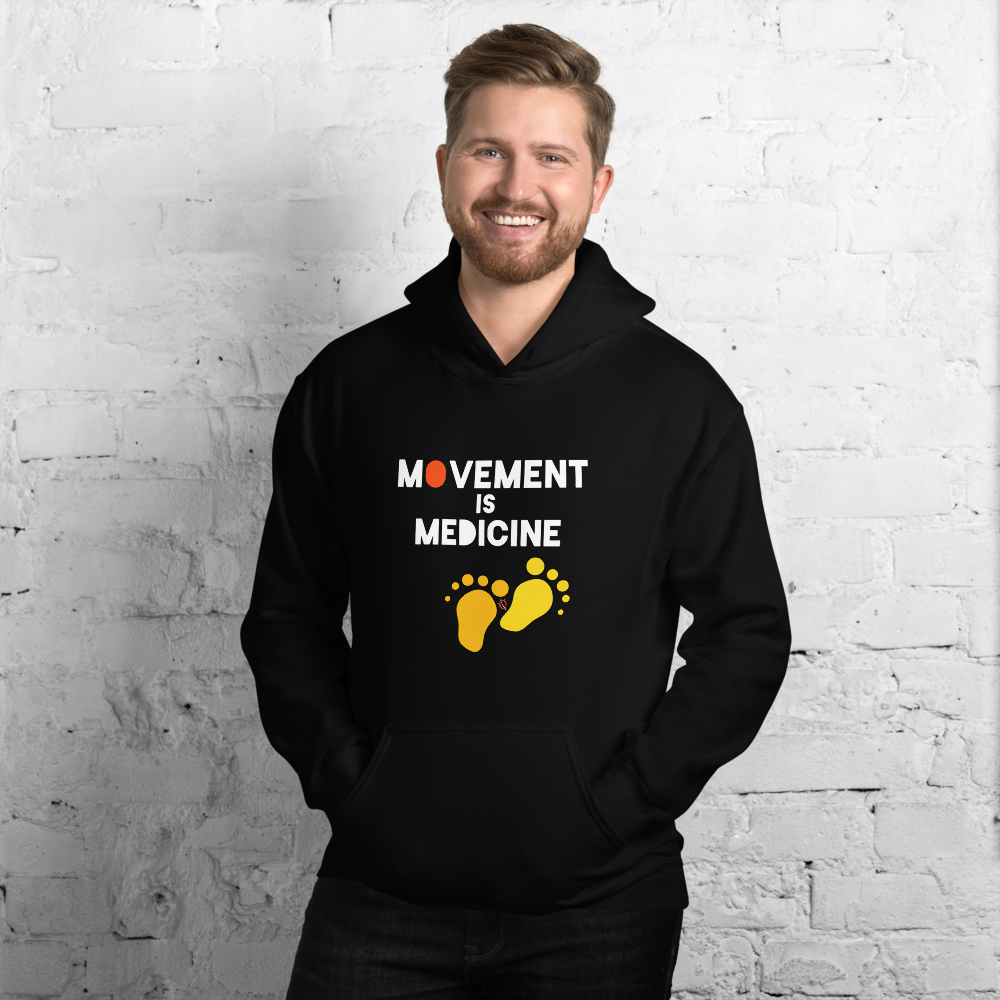 Movement Is Medicine Hoodie / adult hoodie / adult hooded sweatshirt / primal play hoodies / primal play clothing / unisex hoodies