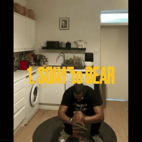 Stand-Squat-Floor Sequence