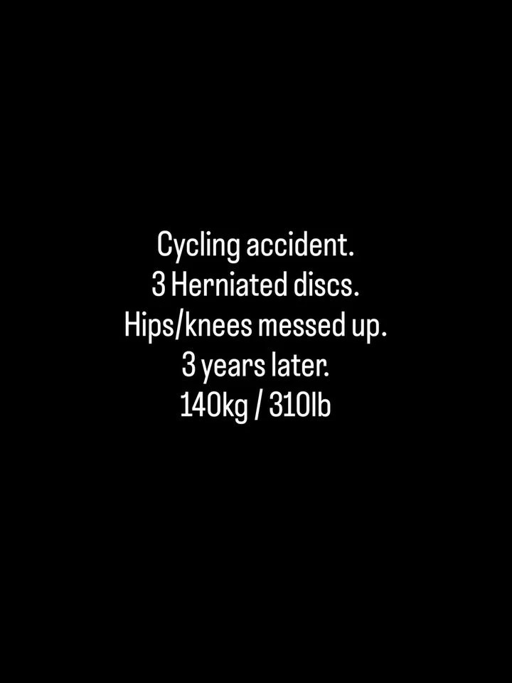 Three years ago, a cycling accident left me with herniated discs.

Chronic pain. Less mobility. More sedentary time.

I rebuilt with patience (not easy for me) and progressive loading. Bodyweight activities and animal moves as a staple, always focusi