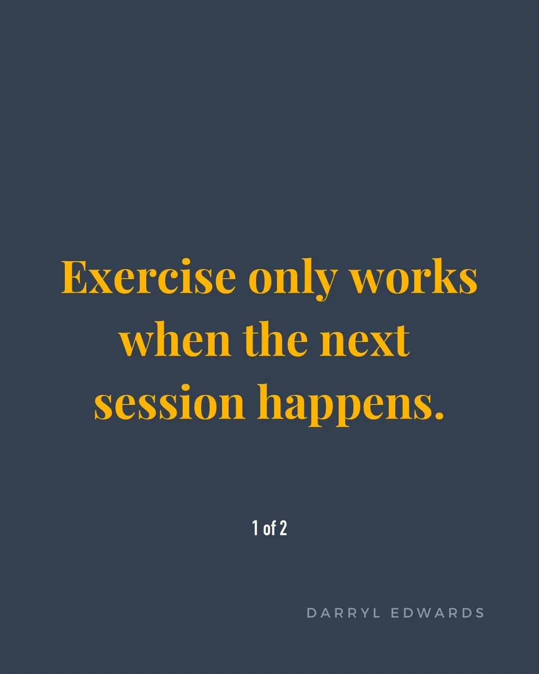 Exercise can create a powerful stimulus.

The benefit depends on how often you come back.

Walking. Dancing. Strength training. Cycling. Balancing. Playing. Sport.

Different forms of movement can improve health when they happen often enough for your