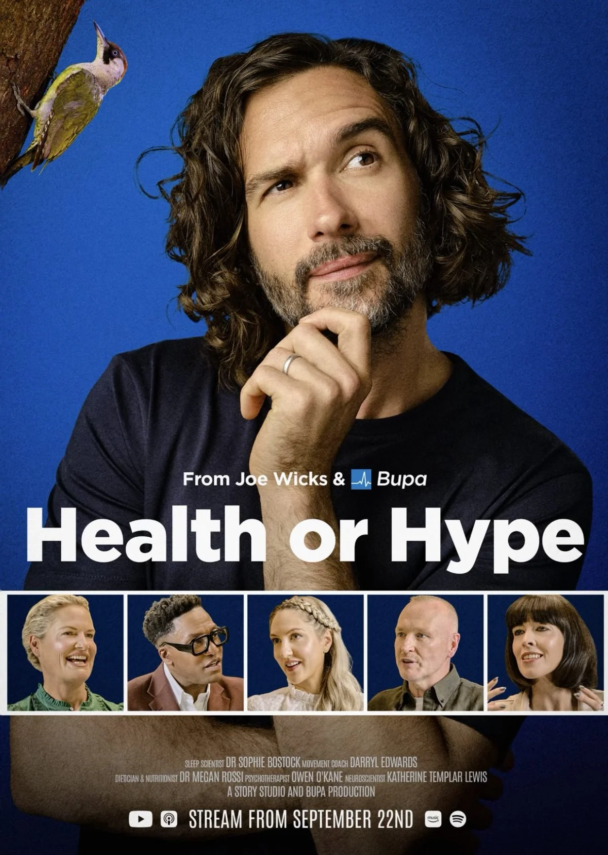Health or Hype podcast poster featuring Joe Wicks and guest expert Darryl Edwards