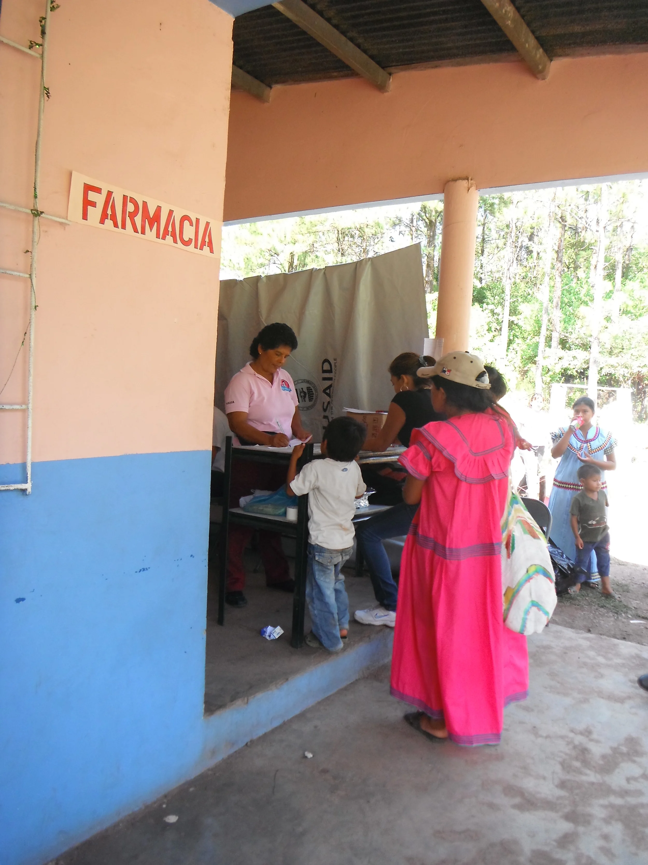 Waiting to Receive Vitamins and Medicines