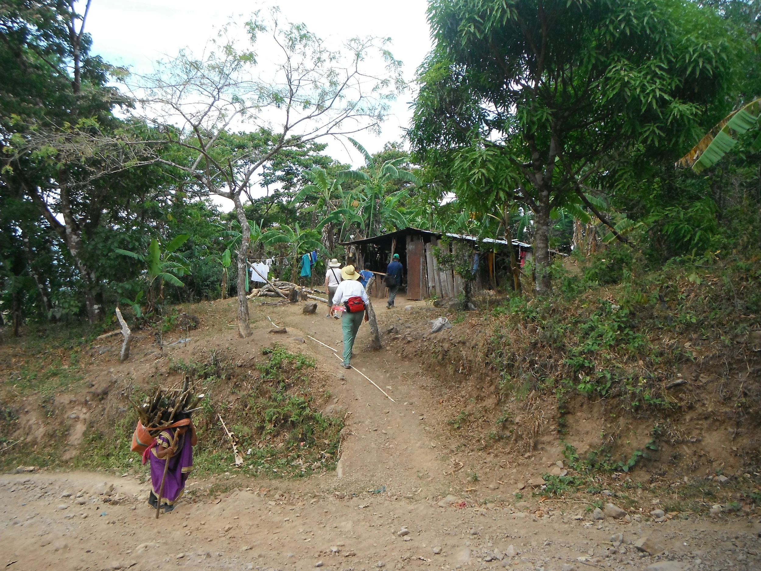 On Our Way to Speak with the Families