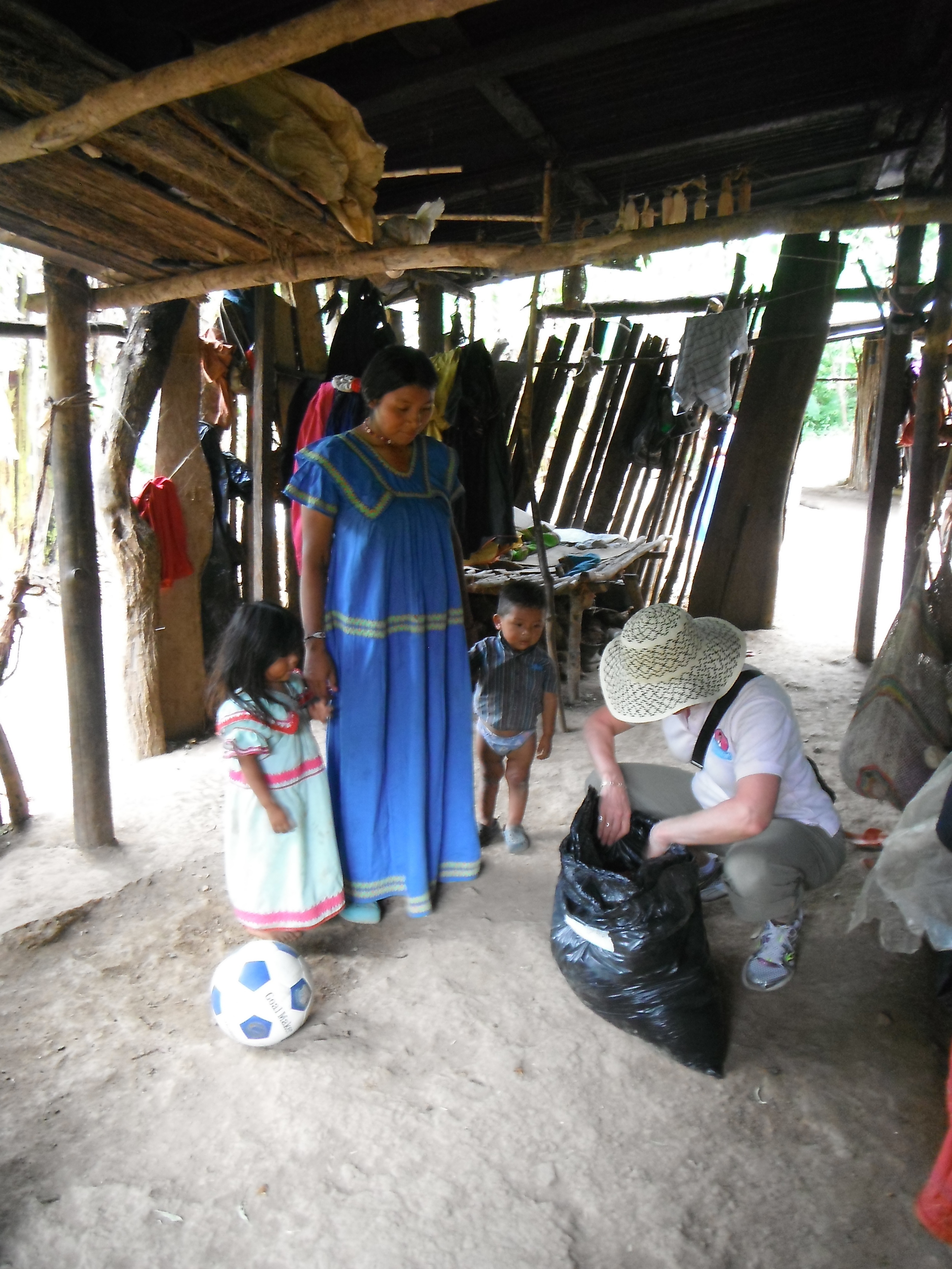 Holly Morse Explaining the Contents of Each Bag