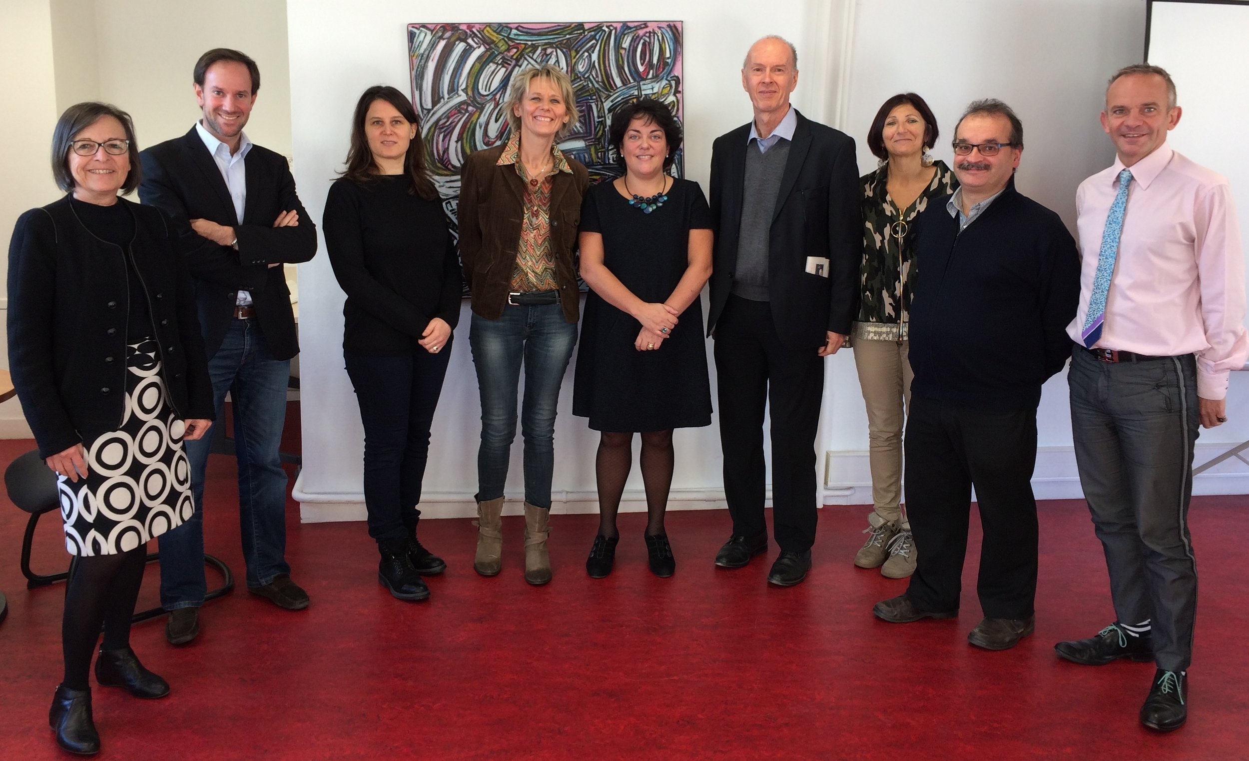 Présence d'une partie du Bureau de REFERENCE RH le 28 novembre 2016 dans les locaux du CIFFOP.