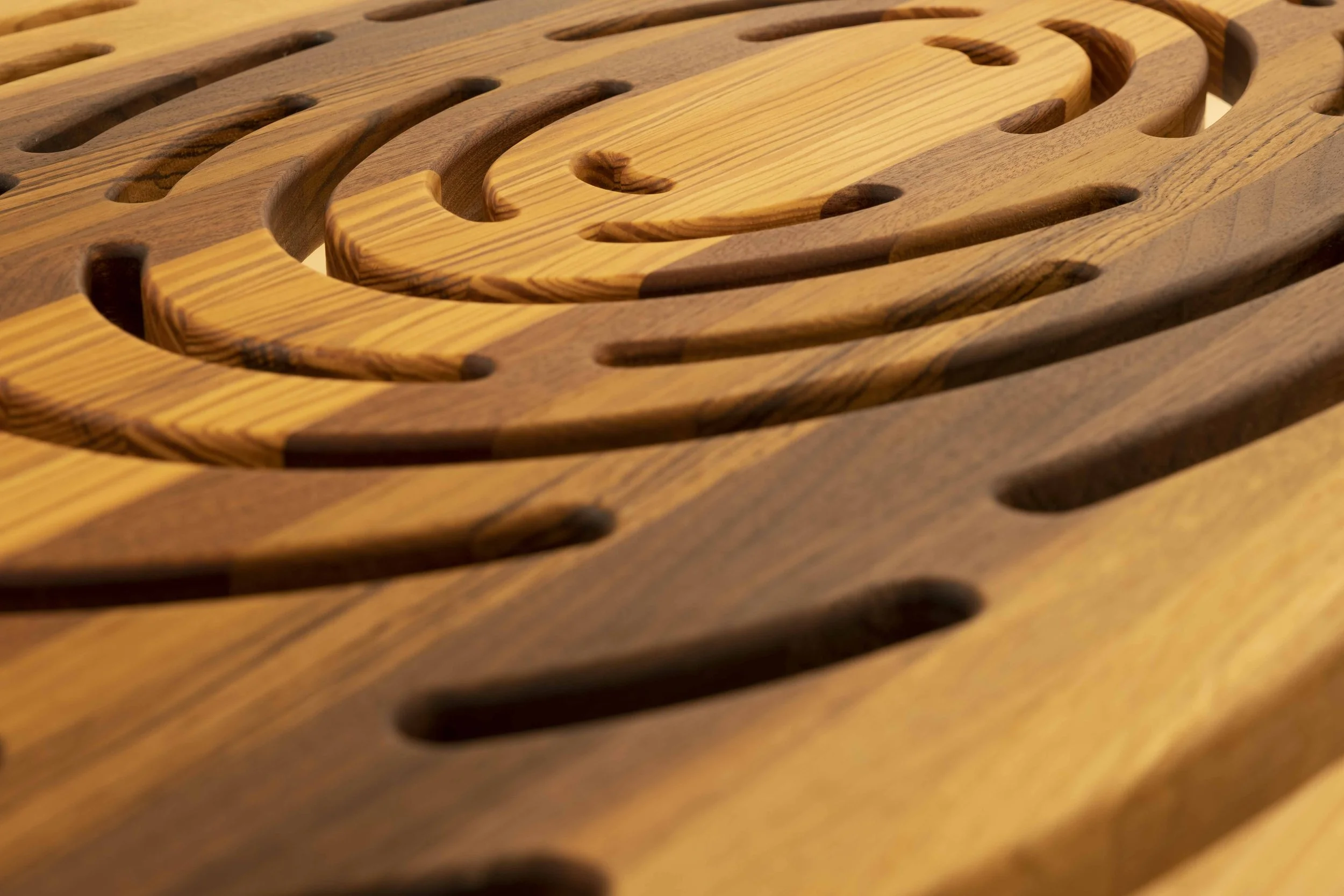 Detail of the Waveform Low Table at the Coral Springs Museum of Art