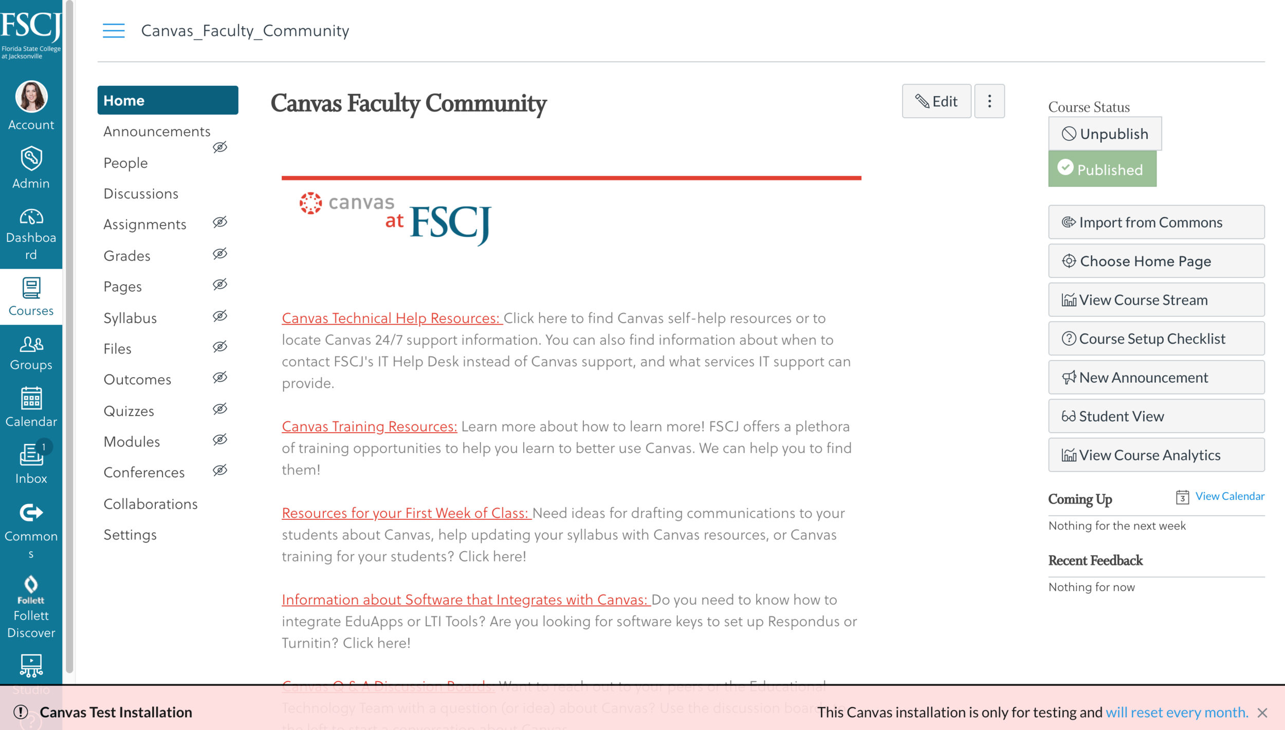 A Fresh New Canvas Style — Academic Technology - Florida State College at  Jacksonville