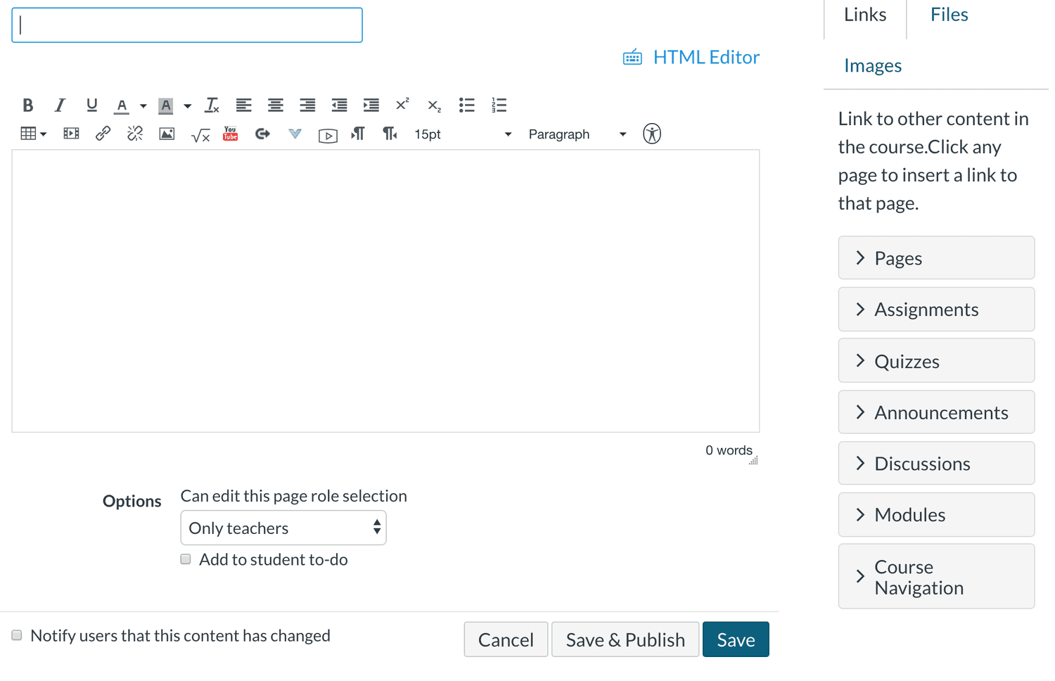 A New Rich Content Editor is Coming to Canvas over the Winter Break! —  Academic Technology - Florida State College at Jacksonville