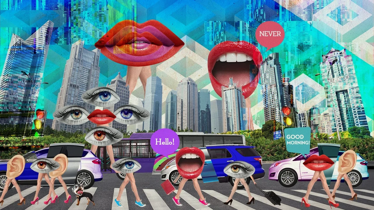 Modern sensory overload. 