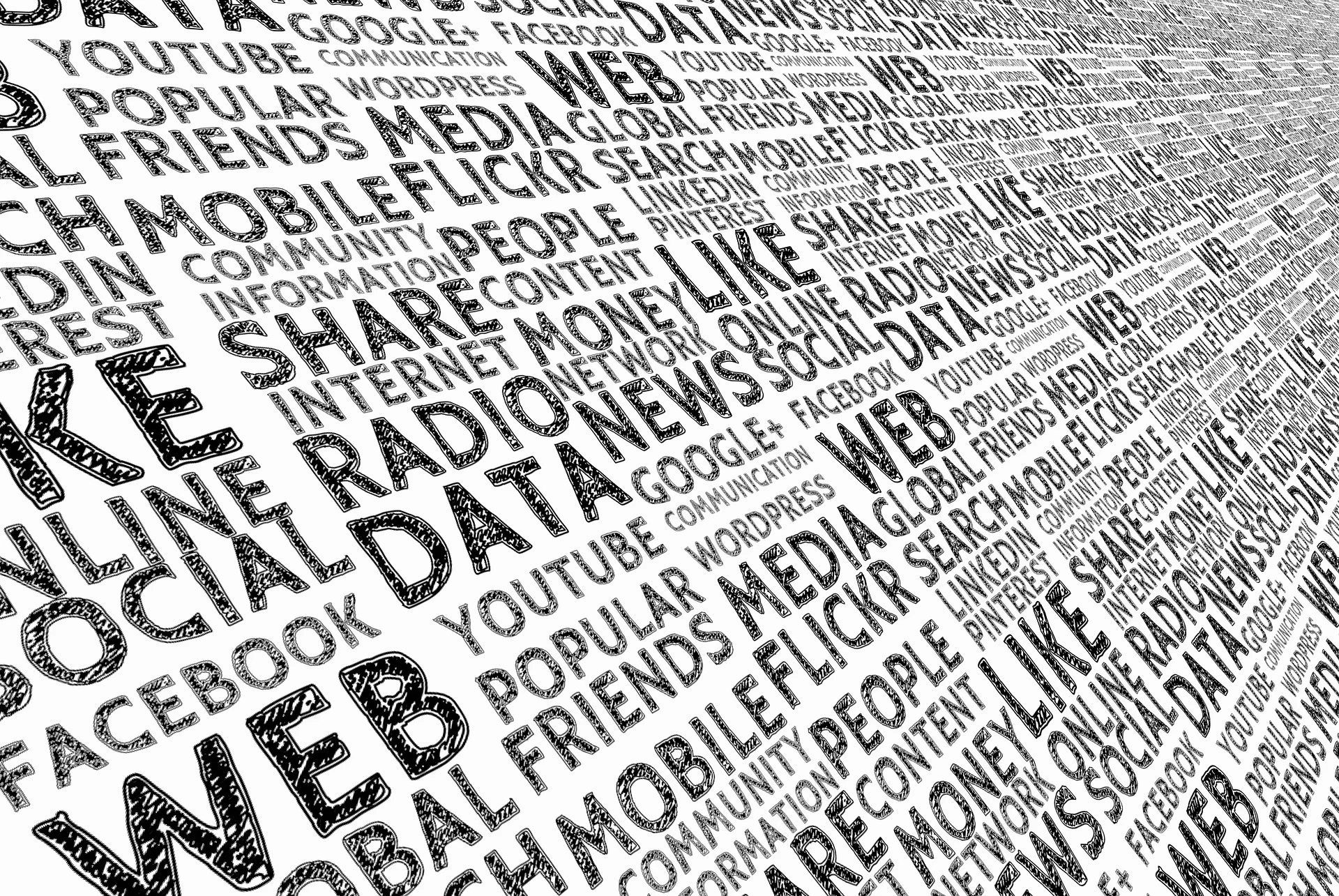 Even the "headline" news is impossible to keep pace with. Source: geralt / Pixabay