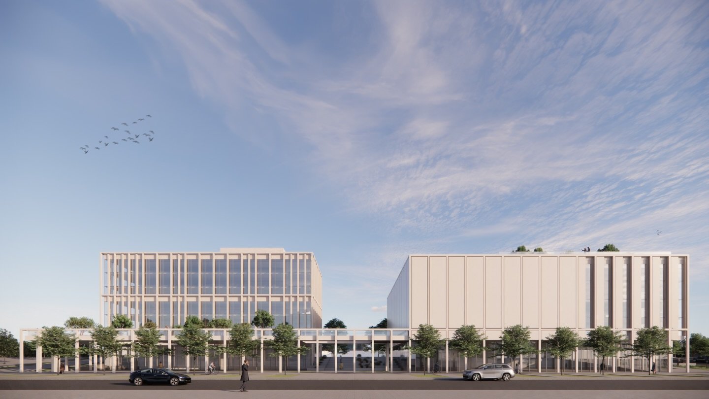 Uptown Development Master Plan in Spring Valley, New York
&nbsp;
From left to right: 
(1) Civic and Cultural Center
(2) Mixed-use Affordable Housing Complex
(3) Master Plan
&nbsp;
An updated vision for the existing Village Hall site, creating a new h