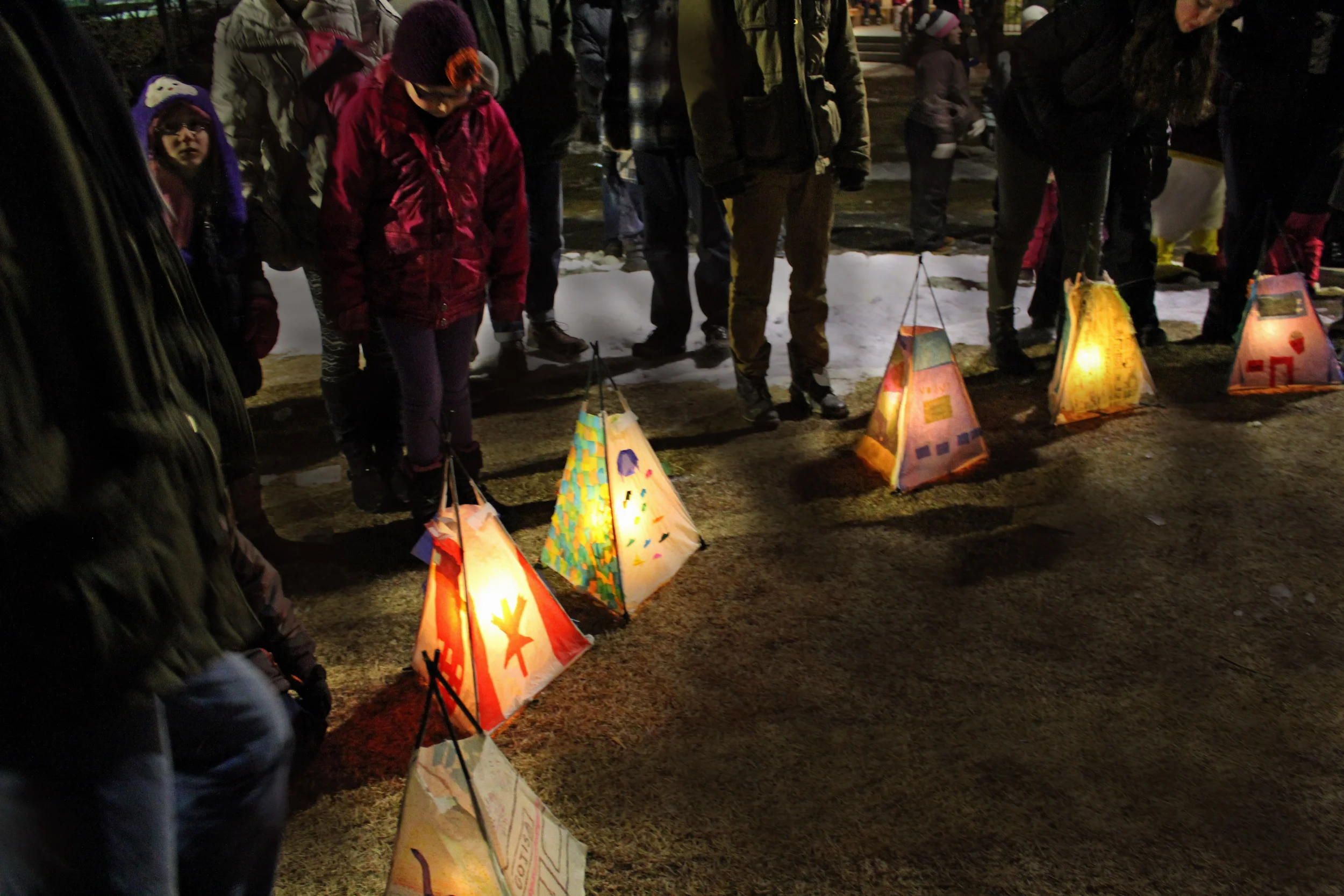 Lantern Display at Sackville WinterFest