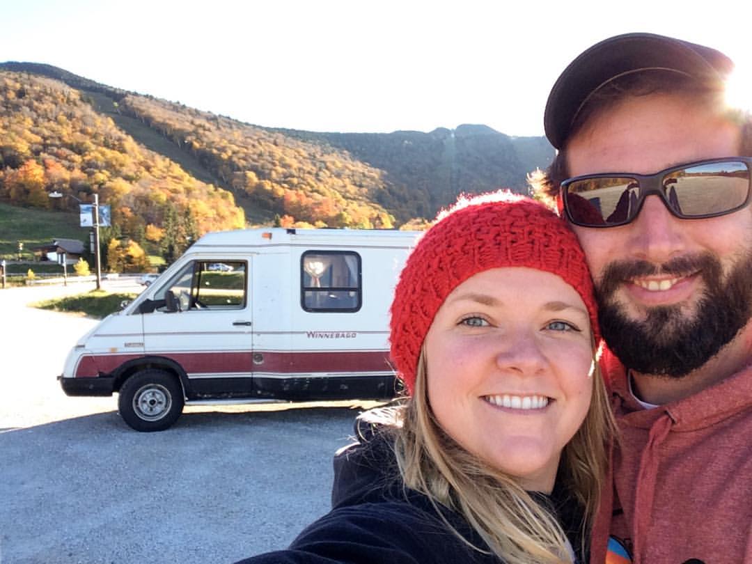 My amazing boyfriend and I bought and RV. 1984 Winnebago LeSharo - we named it Dale, because there was a Dale Earnhardt sticker plastered on the back of the bumper that won't ever come off. Nothing on the dashboard works, and it took us 4 months to find where the horn was, but we love it and love our adventures.
