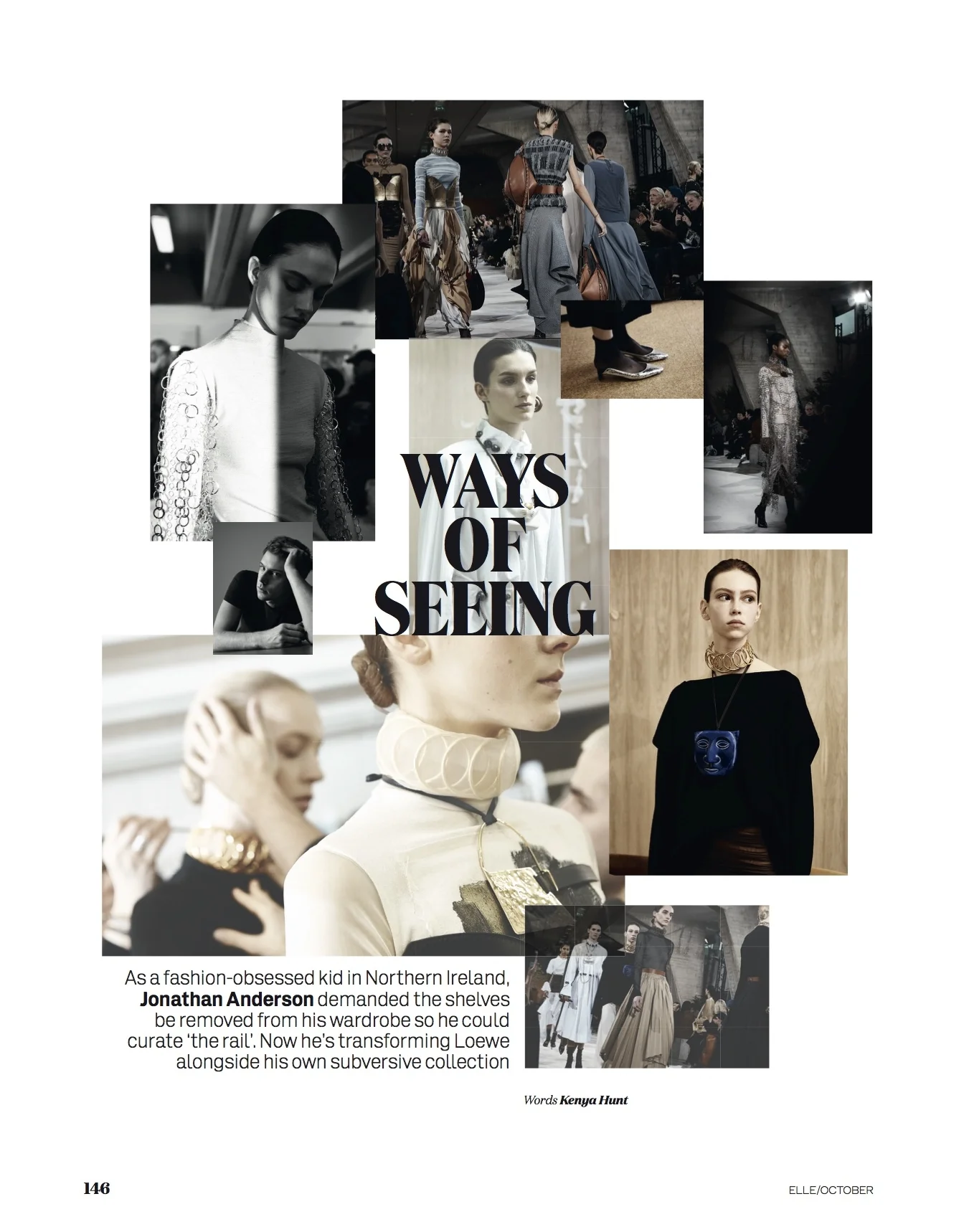 ELLE UK, Jonathan Anderson, October '16