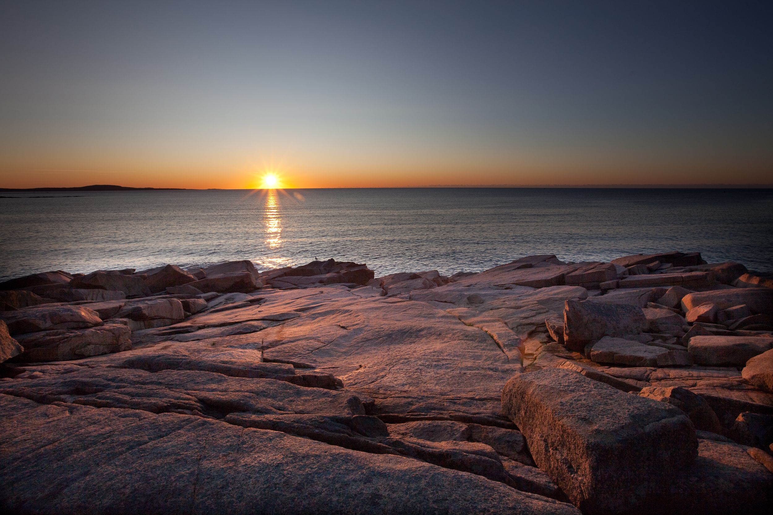 Natural Painting.  Thunder Hole Sunrise 1051