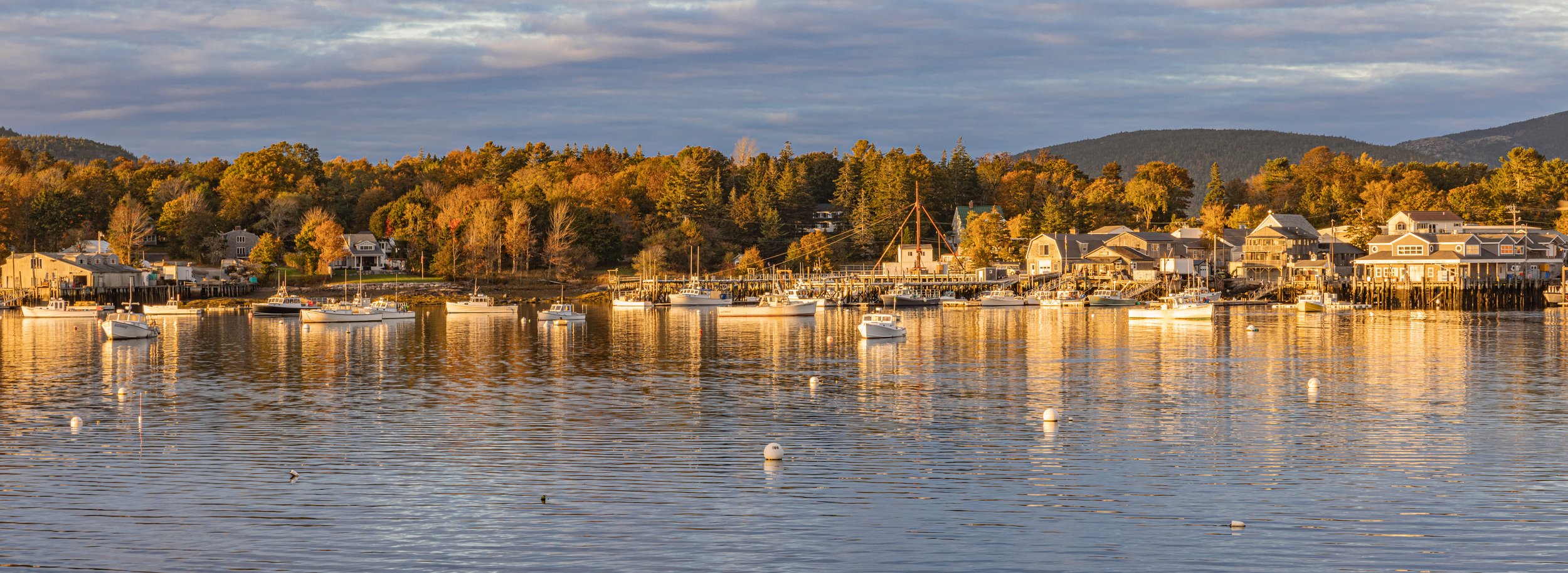 Late Afternoon Light on Southwest Harbor